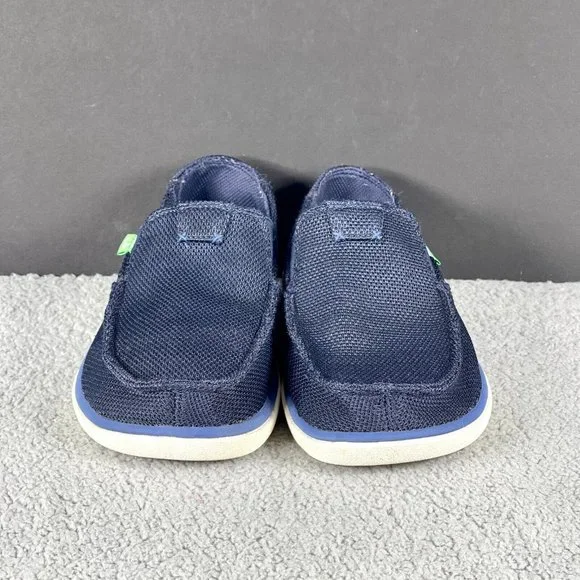 Sanuk Vagabond Tripper Men's Size 7 Mesh Slip On Loafers Navy Blue 1091409 - Picture 2 of 8